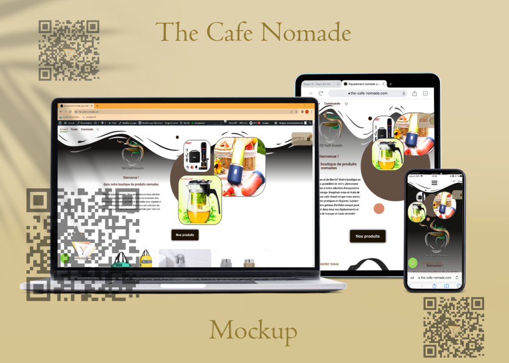 mokup the-cafe-nomade.com portfolio